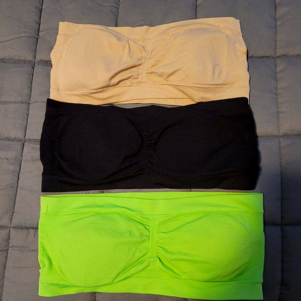 3 strapless bras